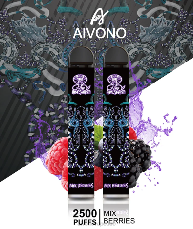 Aivono AIM SNAKE 2500 مزيج التوت NX24D6312 | Aivono Puffs