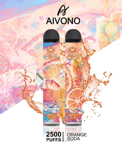Aivono AIM SNAKE 2500 صودا البرتقال NX24D6314 | Aivono Vape Uae