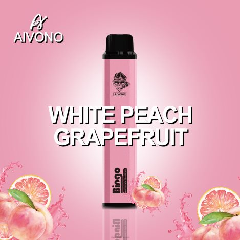 Aivono AIM BINGO 4000 الجريب فروت الخوخ الأبيض NX24D6134 | Aivono Vape Uae