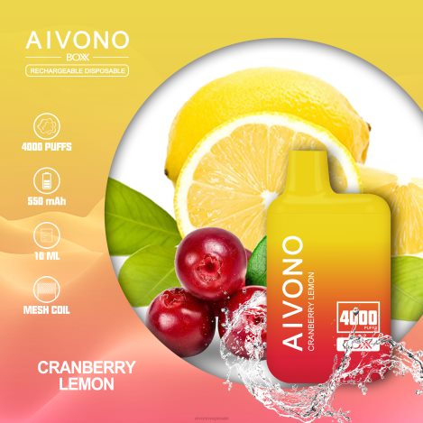 Aivono AIM BOXX 4000 ليمون التوت البري NX24D6218 | Aivono Vape Uae