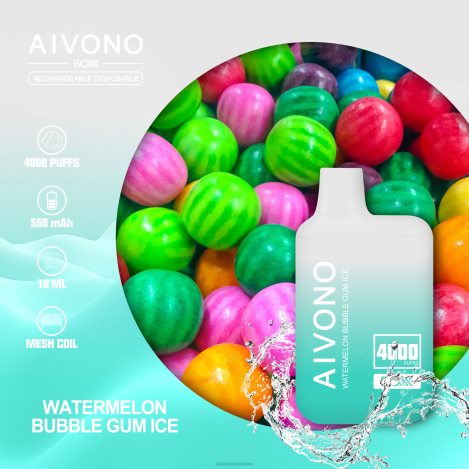 Aivono AIM BOXX 4000 علكة البطيخ الجليدية NX24D6227 | Aivono Vape Review