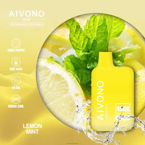 Aivono AIM BOXX 4000 ليمون نعناع NX24D6230 | Aivono Vape Uae