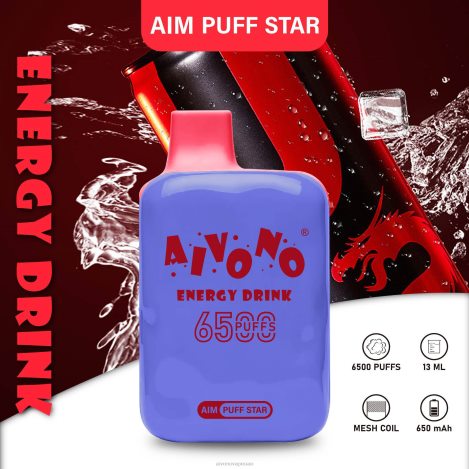 Aivono AIM PUFF STAR 6500 مشروب الطاقة NX24D6293 | Aivono Uae