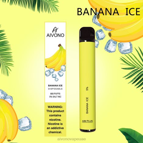 Aivono AIM PLUS 800 جليد الموز NX24D6171 | Aivono Vape Review