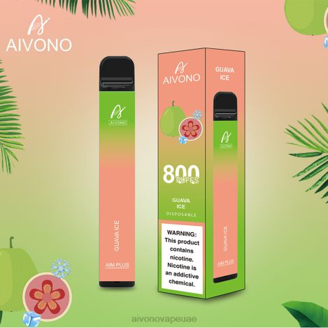 Aivono AIM PLUS 800 جليد الجوافة NX24D6180 | Aivono Puffs