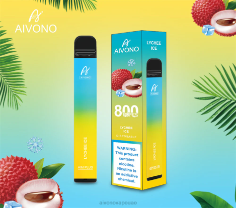 Aivono AIM PLUS 800 ثلج ليتشي NX24D6182 | Aivono Vape Uae