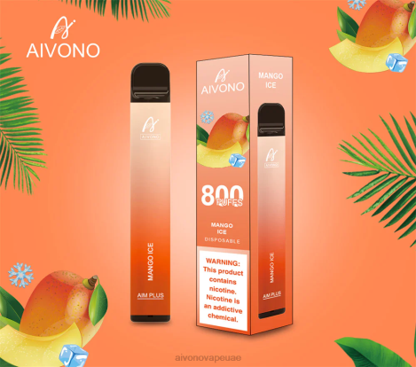 Aivono AIM PLUS 800 جليد المانجو NX24D6184 | Aivono Puffs