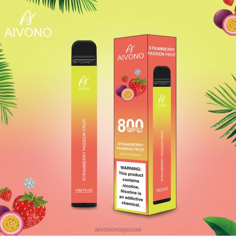 Aivono AIM PLUS 800 فاكهة الفراولة NX24D6195 | Aivono Vape Review