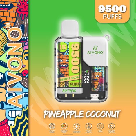 Aivono AIM TANK 9500 جوز الهند الأناناس NX24D640 | Aivono Puffs
